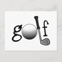 Golf avec club et bal