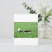 Carte Postale Golf Ball and Hole (Debout devant)