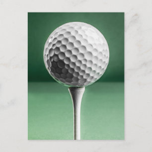 Carte Postale Golf Ball on Tee