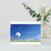 Carte Postale Golf Ball Sky (Debout devant)