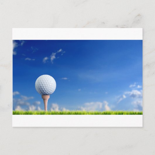 Carte Postale Golf Ball Sky (Devant)