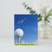 Carte Postale Golf Ball Sky (Debout devant)