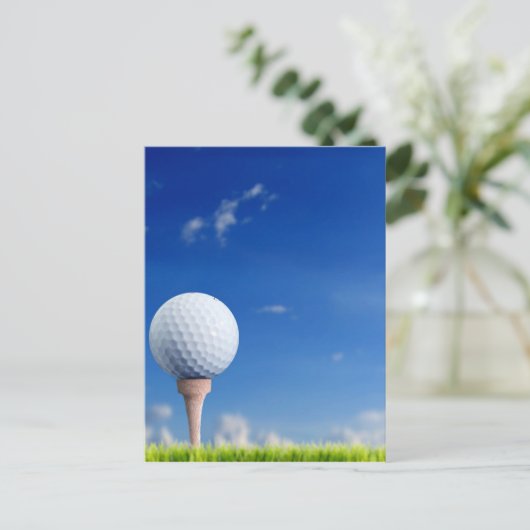 Carte Postale Golf Ball Sky (Debout devant)