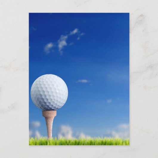 Carte Postale Golf Ball Sky (Devant)