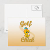 Carte Postale Golf Chick (Devant / Derrière)