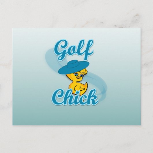 Carte Postale Golf Chick #3 (Devant)