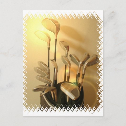 Carte postale Golf Clubs (Devant)