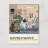 Carte Postale Golf Doctor Présente un Assistant Robotique pour u (Devant)