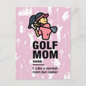 Carte Postale Golf Drôle de dire des citations pour Golfer (Devant)