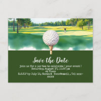 Golf économiser la date avec balle de golf sur l'h