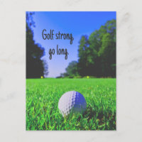 Golf fort aller longue pelouse balle de golf
