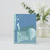 Carte Postale Golf golf golf club de golf accueil (Debout devant)