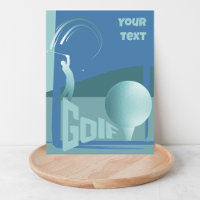 Golf golfeur club de golf salutation