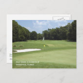 Carte postale Golf Green (Devant / Derrière)