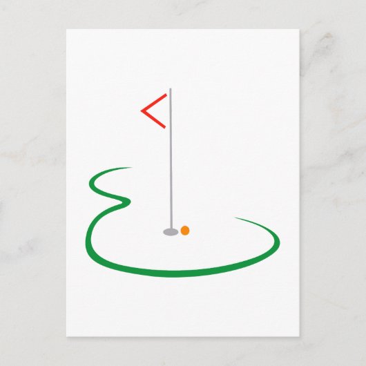 Carte Postale Golf Green (Devant)
