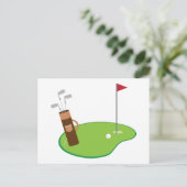 Carte Postale Golf Green (Debout devant)