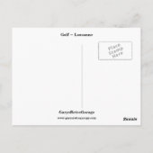 Carte Postale Golf ~ Lausanne (Dos)