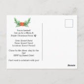 Carte Postale Golf Let’s Par avec drapeau de golf sur vert (Dos)