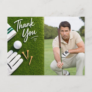 Carte Postale Golf Merci créer votre propre photo