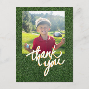 Carte Postale Golf Merci Créez votre propre golfeur photo