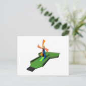 Carte Postale Golf miniature (Debout devant)