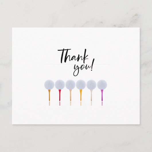 Carte Postale Golf on the (Devant)