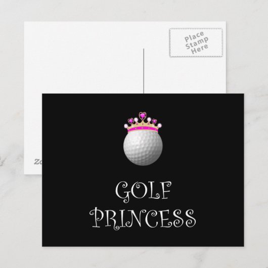 Carte Postale Golf Princess (Devant / Derrière)