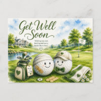 Golf Prompt rétablissement envoie des vœux pour go