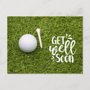 Carte Postale Golf Prompt rétablissement pour golfeur