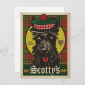 Carte Postale Golf Scotty's Shop (Devant / Derrière)