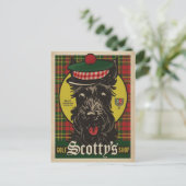 Carte Postale Golf Scotty's Shop (Debout devant)