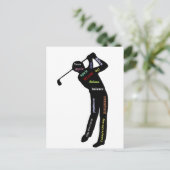 Carte Postale Golf, Sport, Motivation Mots (Debout devant)