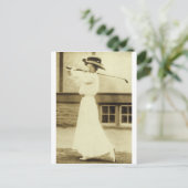 Carte Postale GOLF STYLE ! - 1908 Champion du golf féminin (Debout devant)