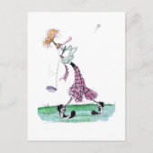 Carte Postale golf swing complet, tony fernandes (Devant)