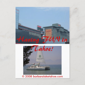 Carte postale Golf Tahoe "Golf in Tahoe Collection