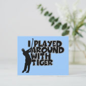 Carte Postale Golf topique amusant (Debout devant)