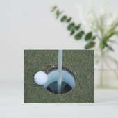 Carte Postale golf ... un jeu de pouces (Debout devant)