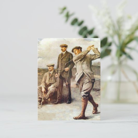 Carte Postale Golf vintage (Debout devant)