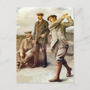 Carte Postale Golf vintage
