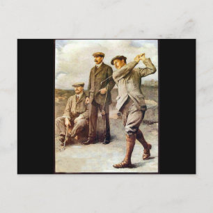 Carte Postale Golf vintage