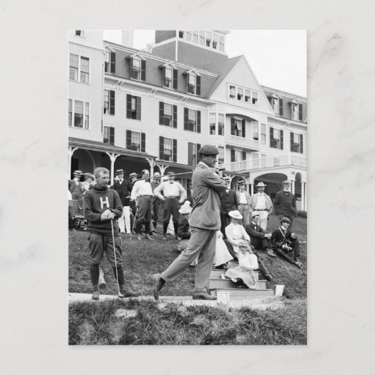 Carte Postale Golf vintage, années 1890 (Devant)