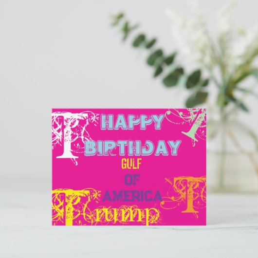 CARTE POSTALE GOLFE D'AMÉRIQUE (Debout devant)