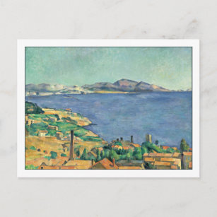 Carte Postale Golfe de Marseille par Paul Cezanne