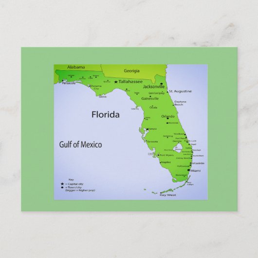 CARTE POSTALE GOLFE DU MEXIQUE (Devant)