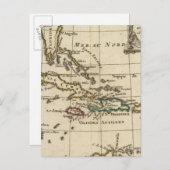 Carte Postale Golfe du Mexique, Caraïbes (Devant / Derrière)