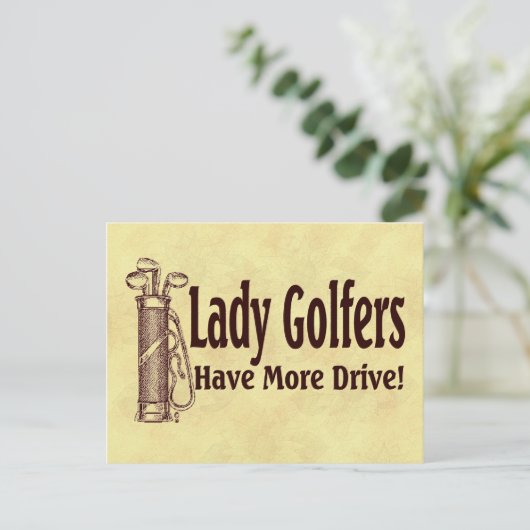 Carte Postale Golfers dames (Debout devant)
