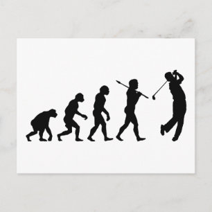 Carte Postale Golfeur