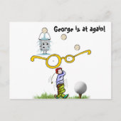 Carte postale Golfing (Devant)