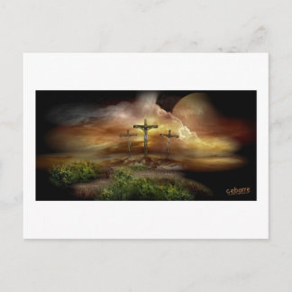 Carte Postale Golgotha par Cebarre