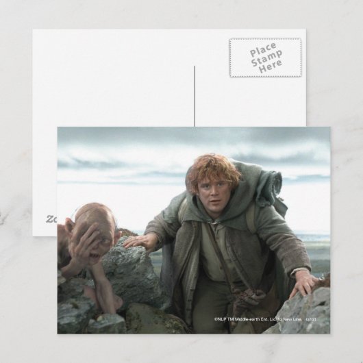 Carte Postale GOLLUM™ et Samwise (Devant / Derrière)